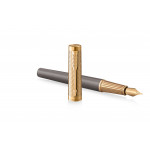 Parker Ingenuity Pioneers Collection Fountain Pen - Grey Arrow Gold Trim - Picture 1